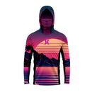 Camisa Masculina Com Capuz UPF 50+ Manga Longa Para Conforto e Proteção na Pesca