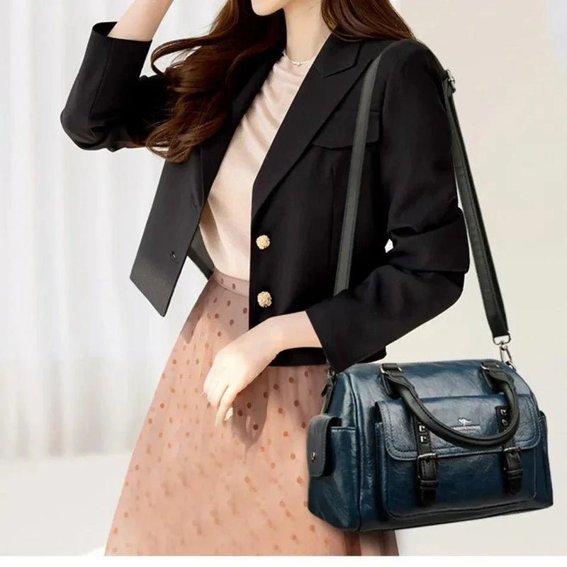 Bolsa Diva em Couro Legítimo - Elegância e Praticidade para o Dia a Dia