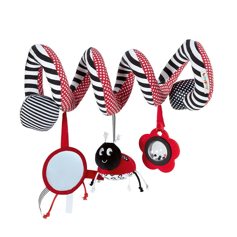 Relaxamento e Estímulo: Móbile Espiral para Carrinho de Bebê