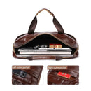 Maleta de Couro Genuíno Arthur Premium - Sofisticação e Praticidade para o Seu Dia a Dia