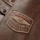 Jaqueta Masculina de Couro Genuíno - Estilo e Conforto para o Seu Dia a Dia