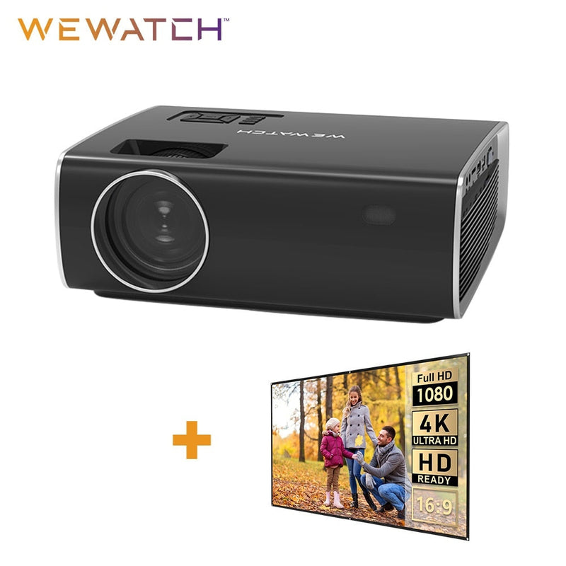 Projetor Wewatch Portátil Full HD 1080p Bluetooth Wifi Modelo V56