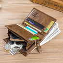 Carteira Masculina em Couro Genuíno - Estilo e Praticidade com Ferruci