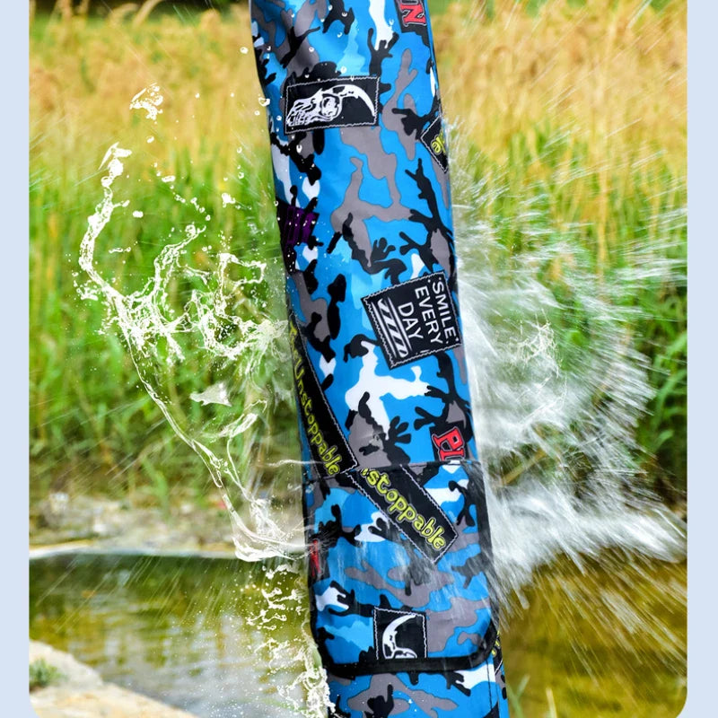 Bolsa de Pesca Camuflada Dobrável - Prática e Impermeável para Aventura Sem Limites