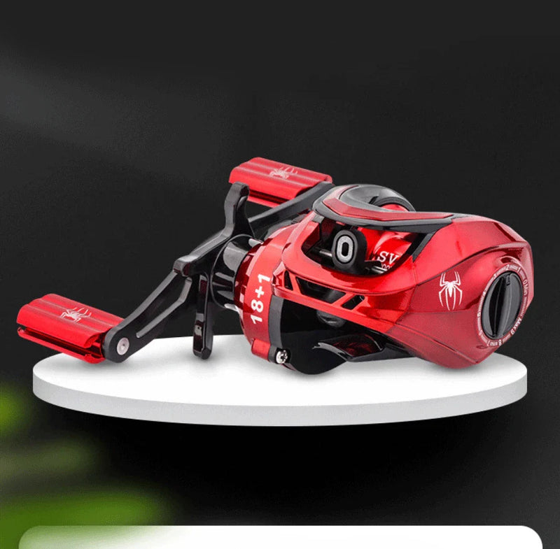 Carretilha Kingpesque de Alta Velocidade Com Drag de 8KG e Recolhimento 7.2:1 + Óculos Polarizados Kingpesque Grátis Para Uma Experiência de Pesca Superior