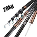 Vara de Pesca Telescópica de Carbono Para Capturas Impressionantes - Força de 20kg