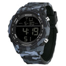 Relógio Digital Militar Camuflado Sanda: Estilo e Durabilidade à Prova d'Água