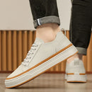 Tênis Masculino de Couro Genuíno - Estilo e Conforto para sua Rotina