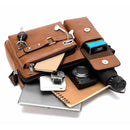 Maleta Levi Premium em Couro Genuíno - Estilo e Praticidade para Sua Rotina