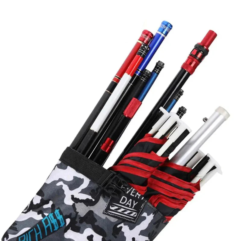 Bolsa de Pesca Camuflada Dobrável - Prática e Impermeável para Aventura Sem Limites