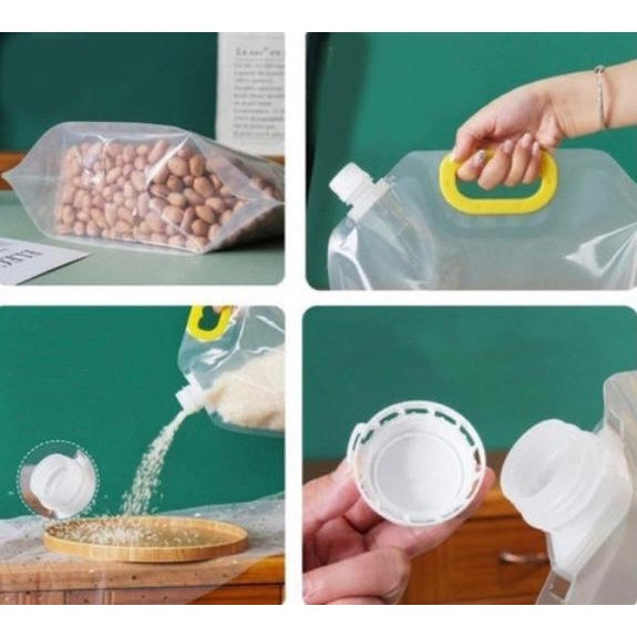 Sacos Potes Premium Para Armazenamento de Alimentos Reutilizáveis - Leve 10 Ao Comprar 5 + Brindes Exclusivos