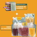 Sacos Potes Premium Para Armazenamento de Alimentos Reutilizáveis - Leve 10 Ao Comprar 5 + Brindes Exclusivos