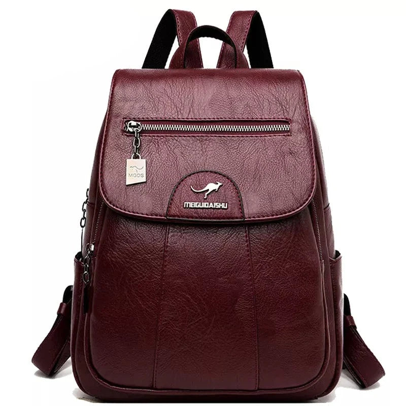 Mochila de Couro Genuíno - Conforto e Estilo para o Seu Dia a Dia