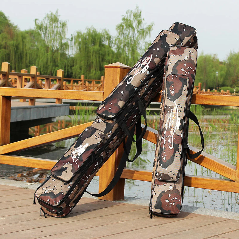 Bolsa de Pesca Sougayilang Portátil com Grande Capacidade (80cm/120cm) – Conforto e Praticidade para Suas Aventuras