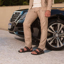 Sandália Masculina Danper Marrom Confortável