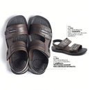 Sandália Masculina Danper Marrom Confortável