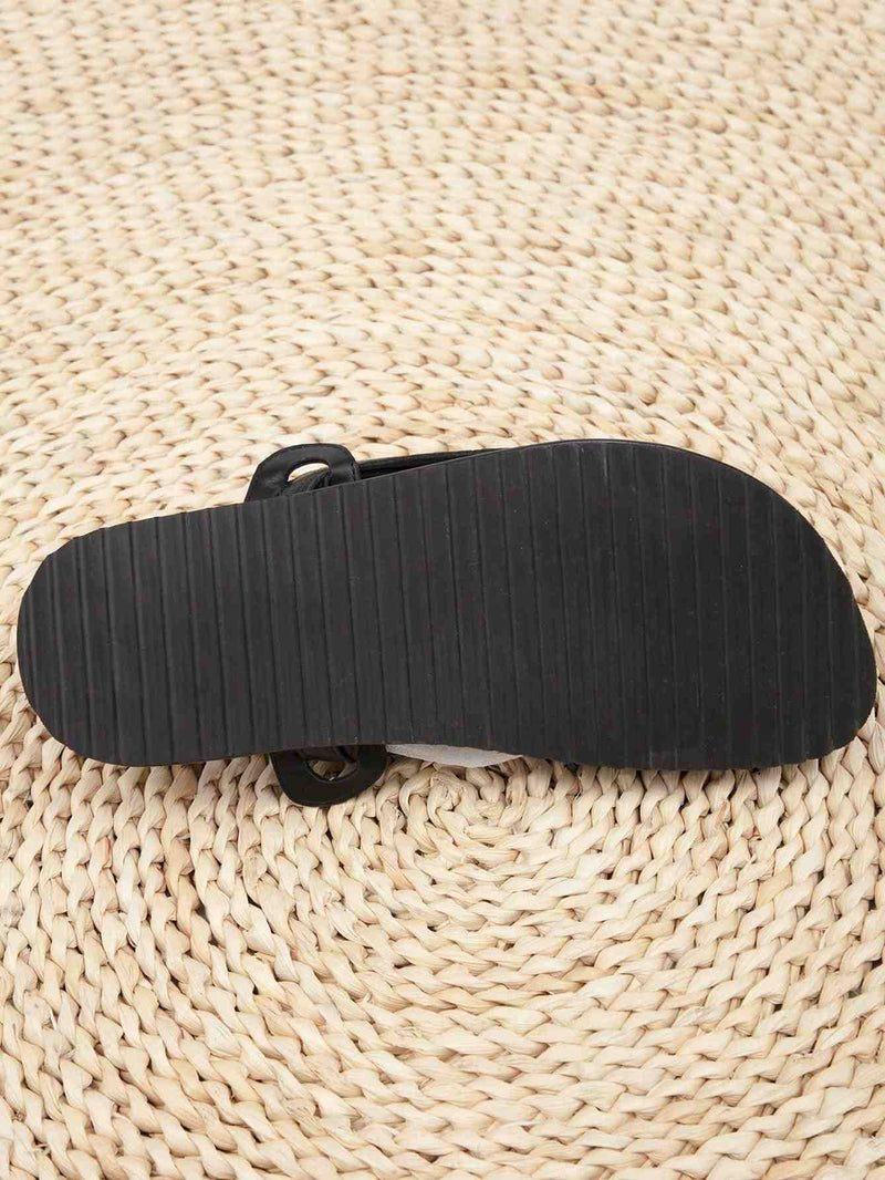 Sandália Masculina de Couro Árabe Anti-Stress