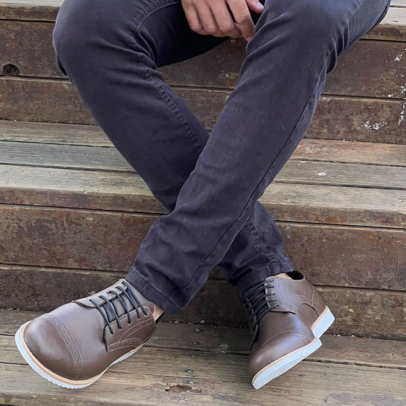 Sapato Masculino Oxford Social Marrom Viego