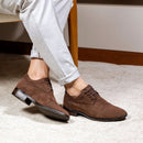 Sapato Masculino Social Marrom de Camurça Chris