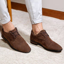 Sapato Masculino Social Marrom de Camurça Chris