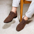 Sapato Masculino Social Marrom de Camurça Chris