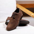 Sapato Masculino Social Marrom de Camurça Chris