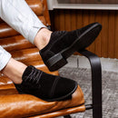 Sapato Masculino Social Preto de Camurça Chris