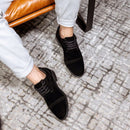 Sapato Masculino Social Preto de Camurça Chris