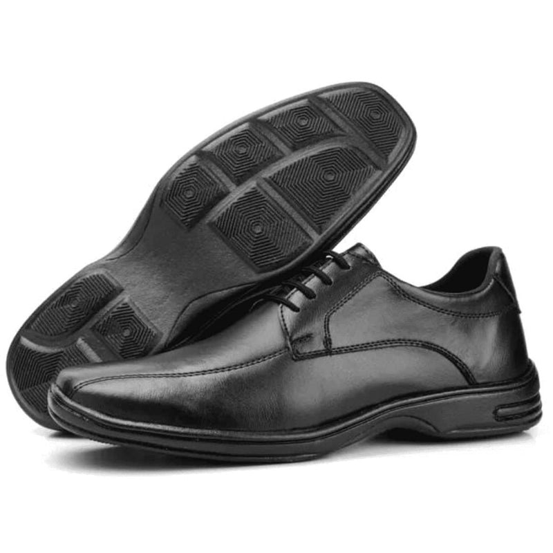 Sapato Oxford Masculino Social Preto Carbon