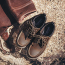 Sapato Masculino de Couro Moc Toe