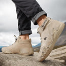 Sapato de Couro Casual Antiderrapante