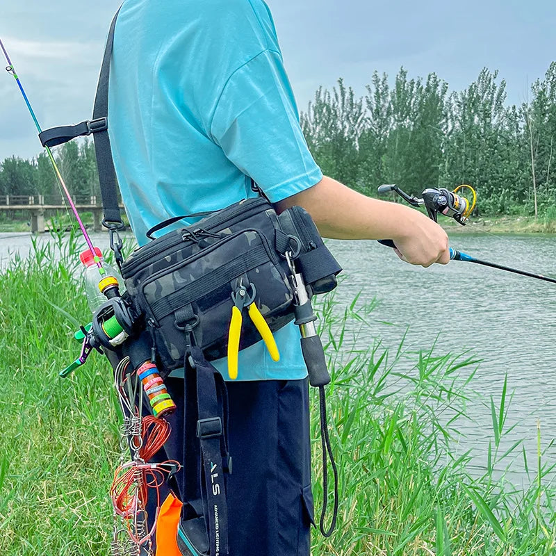 Bolsa Tática de Pesca – Praticidade e Proteção em Todas as Aventuras