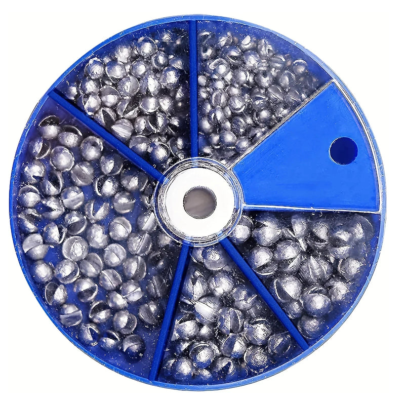 Conjunto de Chumbadas Removíveis 230 - 107 Peças Para uma Pesca Eficiente e Organizada