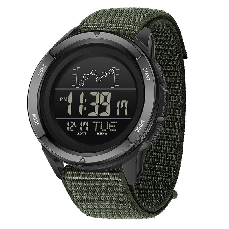 Relógio Digital Sanda Militar: Conforto e Estilo à Prova d'Água