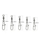 Snap Para Pesca Com Girador em Aço Inoxidável - Pacote com 100 Unidades para Aumentar Sua Eficácia