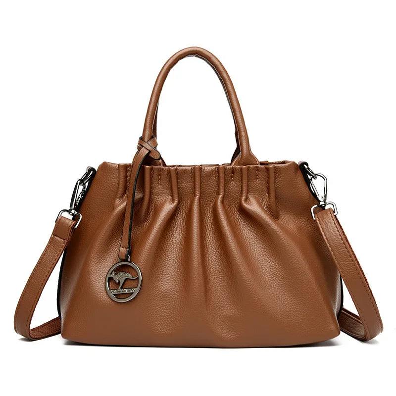Bolsa de Couro Legítimo Feminina - Elegância e Praticidade para o Seu Dia a Dia