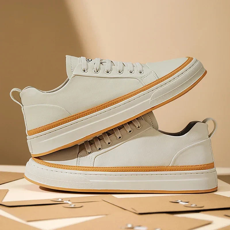 Tênis Masculino Miller Cooper em Couro Genuíno – Conforto e Estilo para Seu Dia a Dia