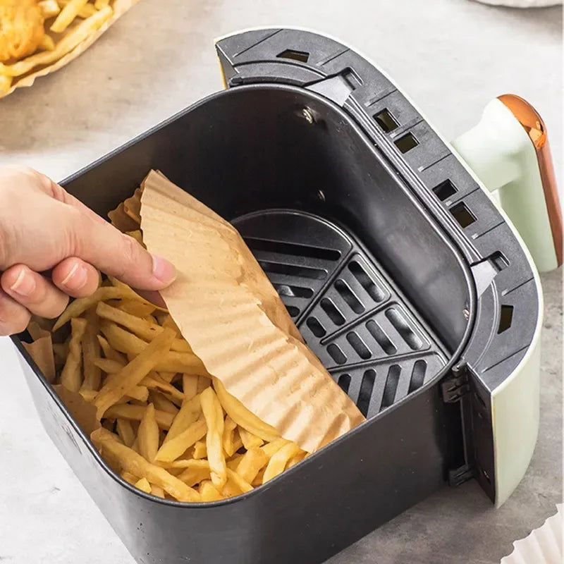 Forros de Papel Para Air fryer Fritura Limpa - Queima de Estoque