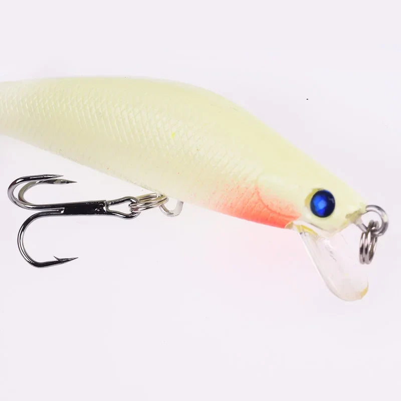 Isca Luminosa Noturna 8cm 8,5g com Ganchos Afiados para Pesca Eficiente