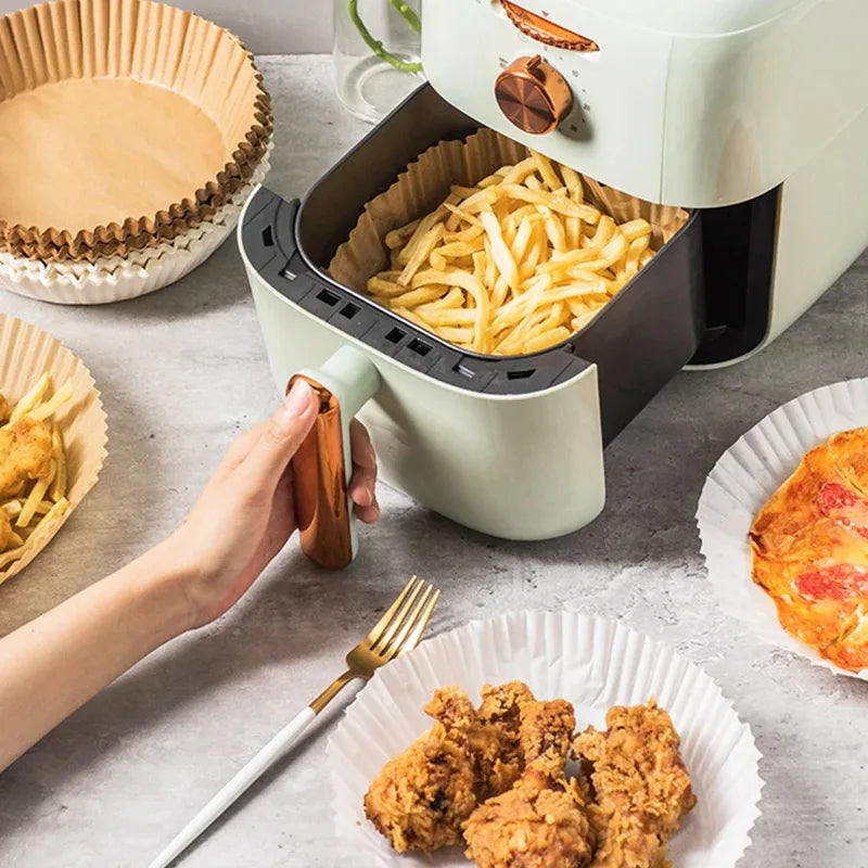 Forros de Papel Para Air fryer Fritura Limpa - Queima de Estoque