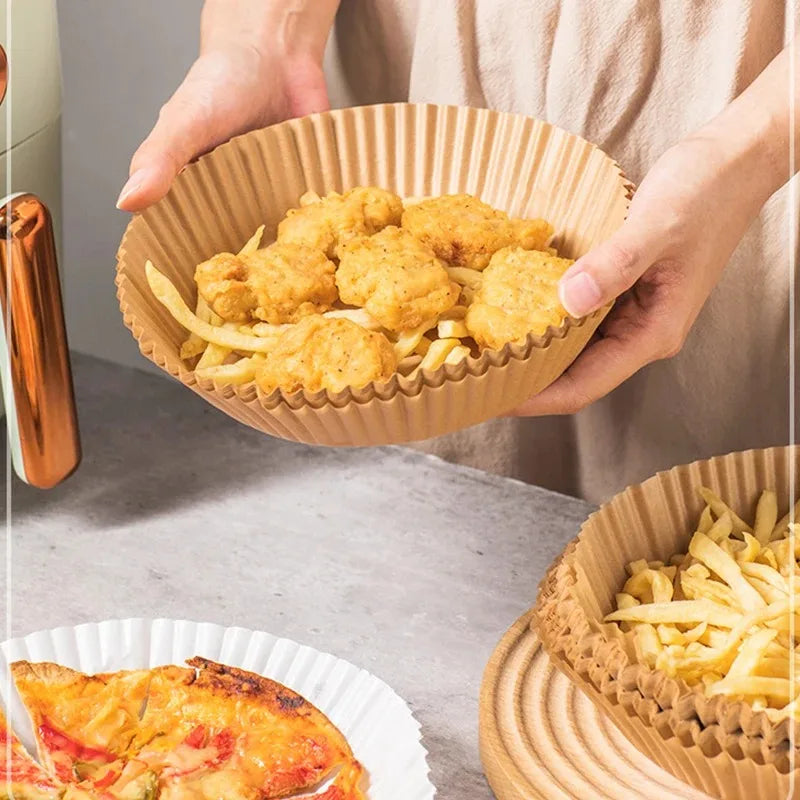 Forros de Papel Para Air fryer Fritura Limpa - Queima de Estoque