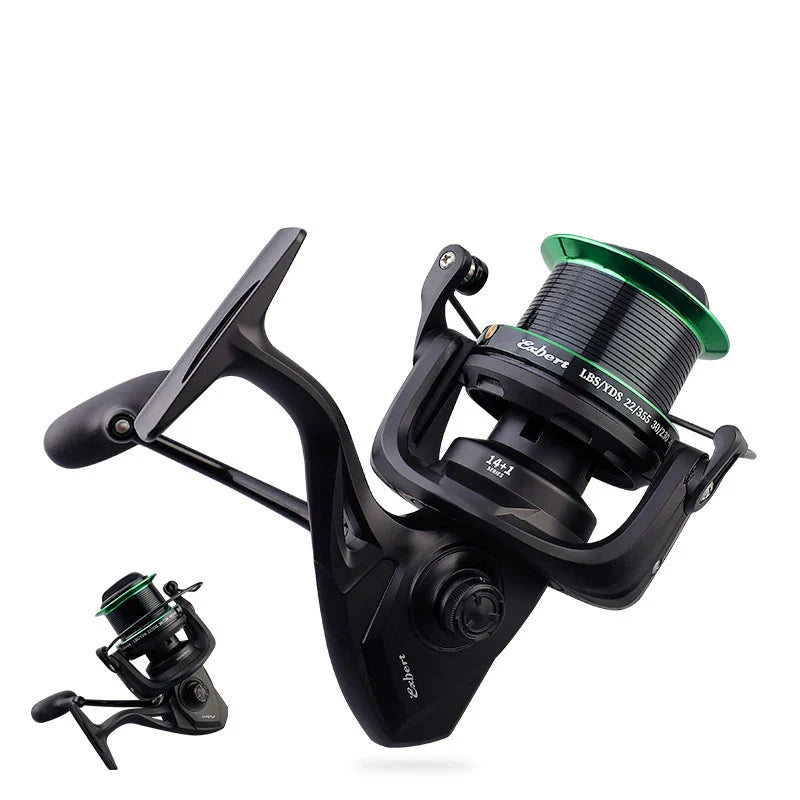 Molinete de Pesca BH10000 com 10KG de Drag - 14+1 Rolamentos para Momentos Inesquecíveis