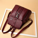 Mochila de Couro Genuíno Feminina - Estilo Aussie para Conforto e Praticidade