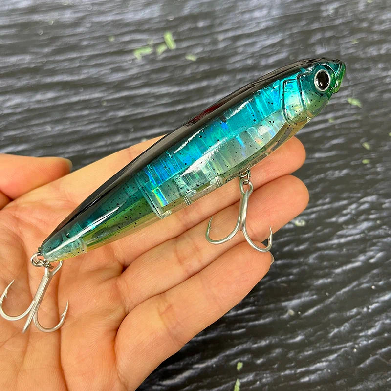 Atraente Isca Artificial Topwater Lápis Laser 17g Para Capturas Incríveis