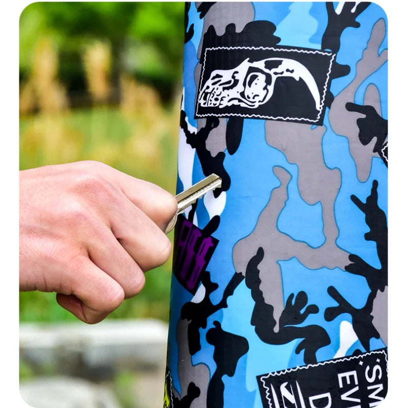 Bolsa de Pesca Camuflada Dobrável - Prática e Impermeável para Aventura Sem Limites