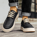 Sapatênis Masculino de Couro Genuíno Victoniro - Conforto e Estilo para o Seu Dia a Dia