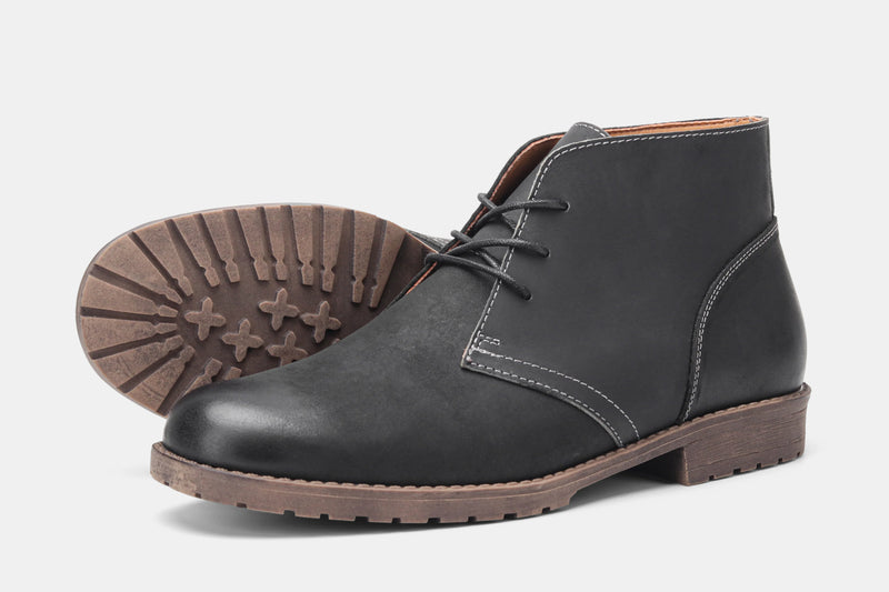 Bota Masculina Jeff Jed em Couro Genuíno - Conforto e Estilo para o Seu Dia a Dia
