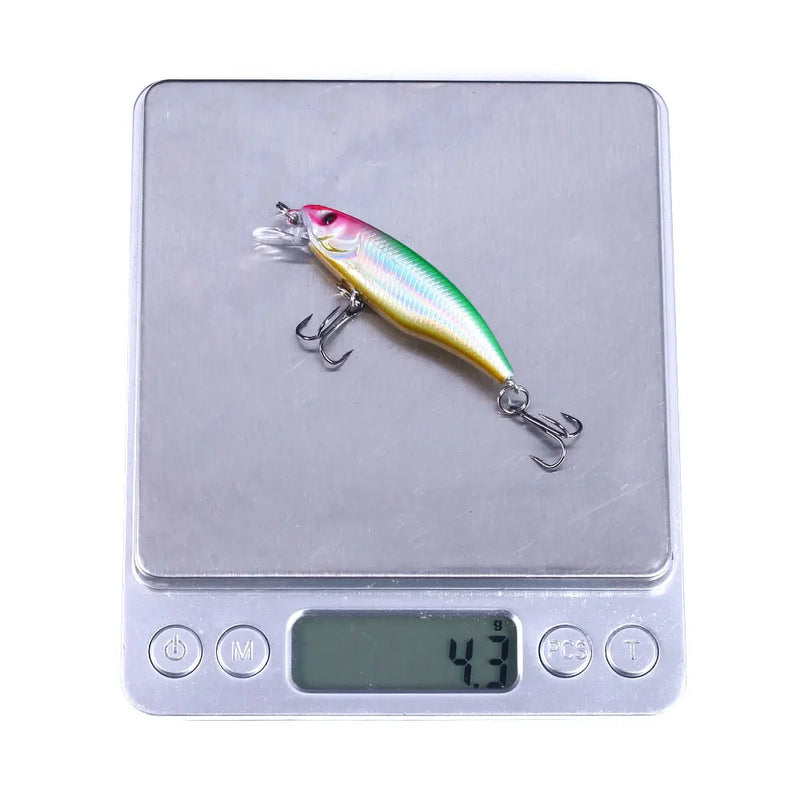 Conjunto de Isca Minnow com 5 Peças e Ganchos Afiados para Capturas Incríveis