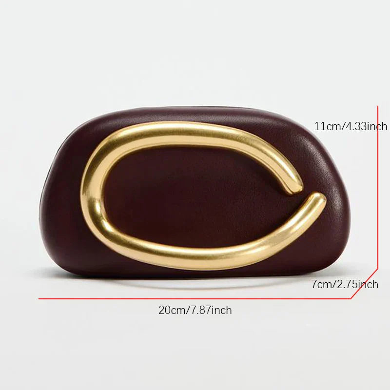 Clutch Crossbody Orgânica Lea – Conforto e Estilo em Qualquer Ocasião