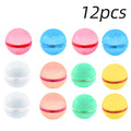 Balões de água magnéticos reutilizáveis, balão de água recarregável, preenchimento rápido, auto-vedação, bomba de água, bolas de respingo para crianças, piscina